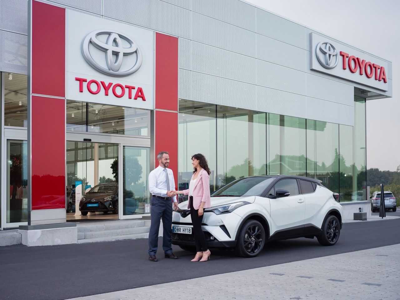 Happy Toyota customer